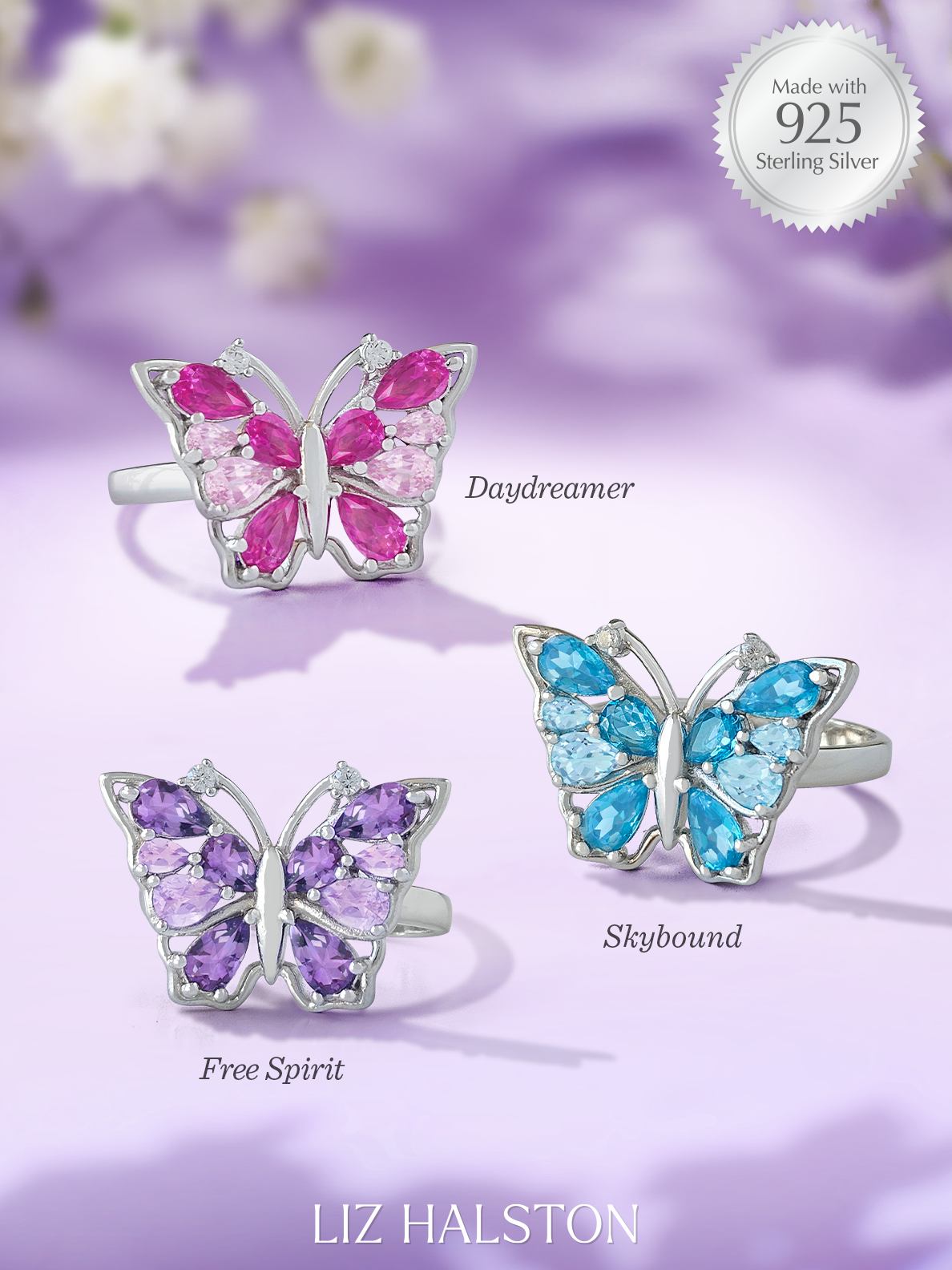 Butterfly Ring Collection