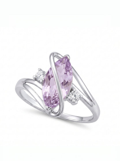 Marquis Ring - Lavender Amethyst - view 1