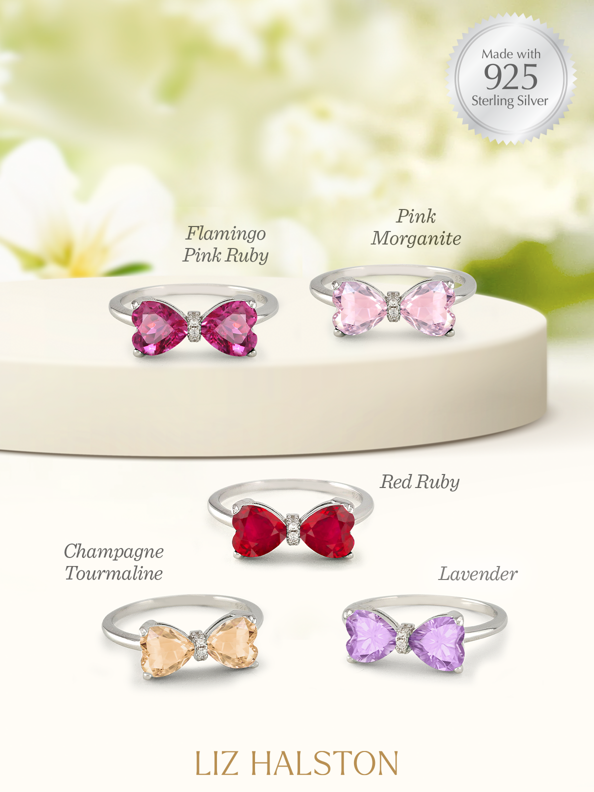 Pandora Charmed Aroma Bow Ring 