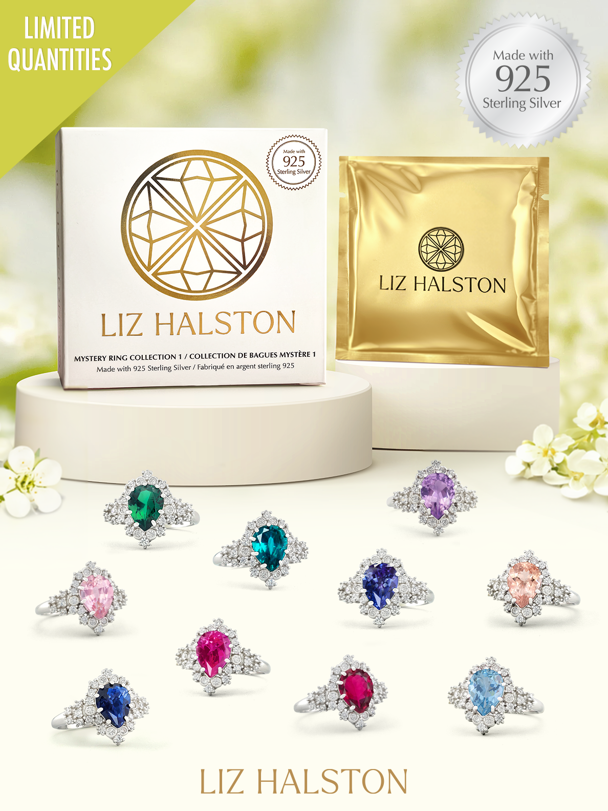 Charmed Aroma Birthstone Ring Collection 925 Sterling Silver Candle 2025 new