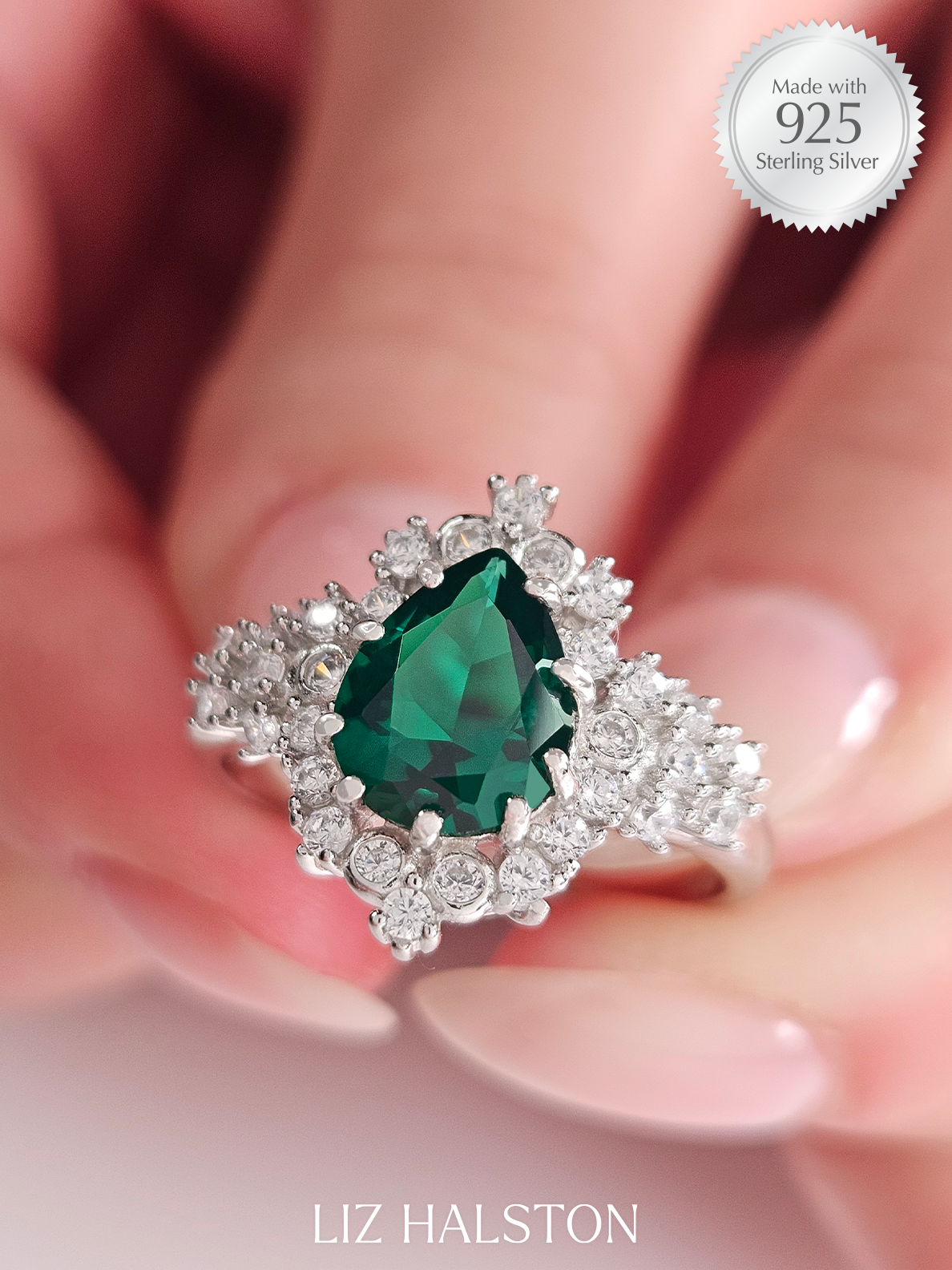 Charmed Aroma Birthstone Ring Collection 925 Sterling Silver Candle 2025 new Emerald Green