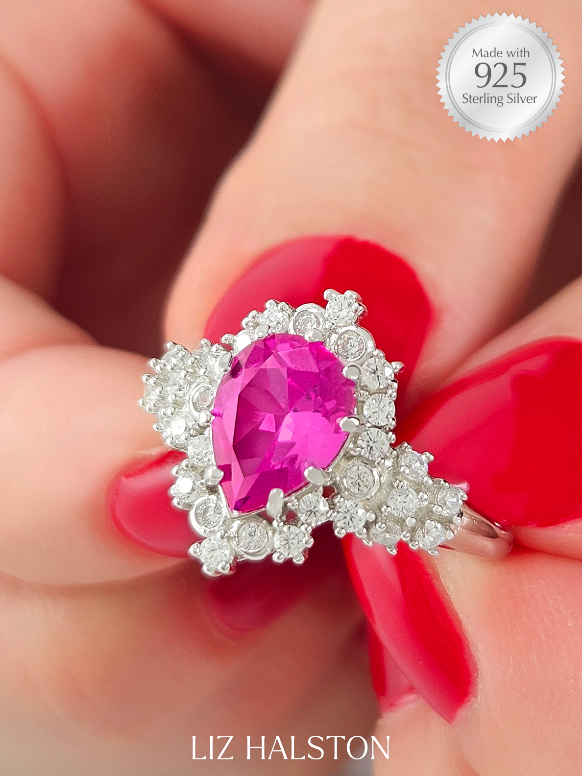 Charmed Aroma Birthstone Ring Collection 925 Sterling Silver Candle 2025 new Ruby