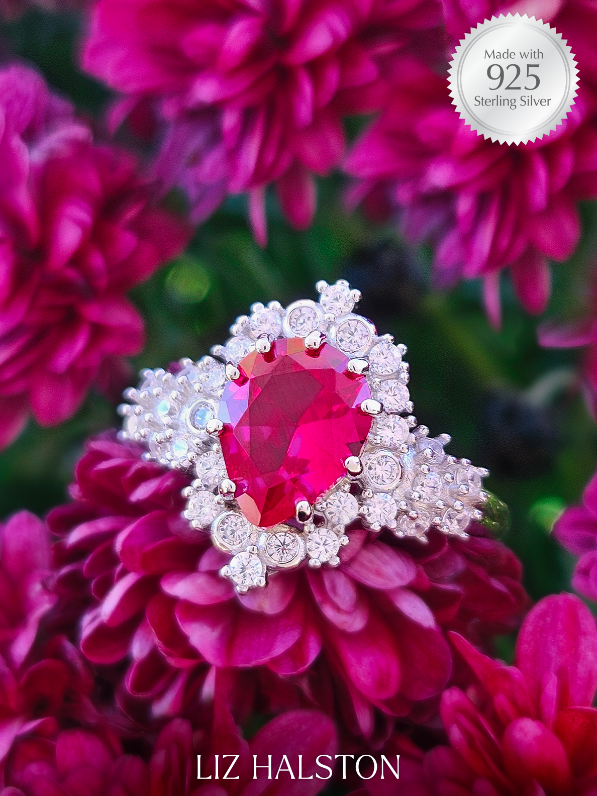 Charmed Aroma Birthstone Ring Collection 925 Sterling Silver Candle 2025 new Ruby Garnet