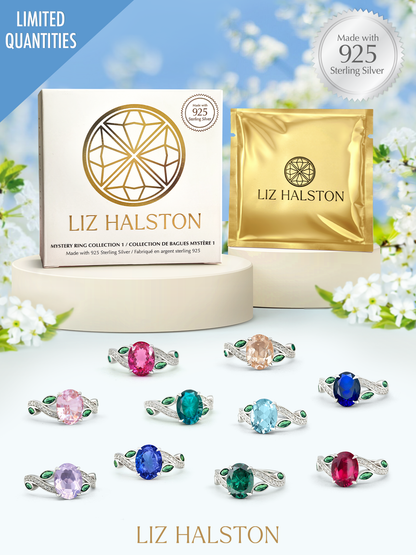 Limited Edition Mystery Color - Oval Floral Leaf Ring Collection