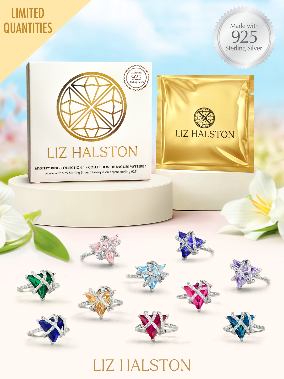 Charmed Aroma Birthstone Ring Collection 925 Sterling Silver Candle 2025 new