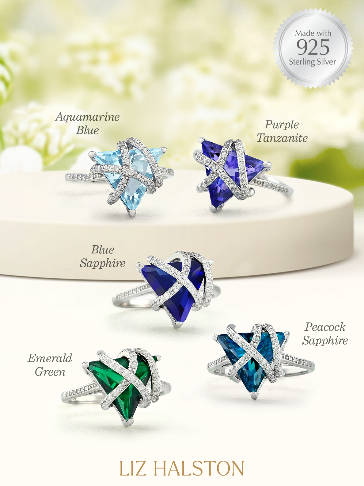 Charmed Aroma Birthstone Ring Collection 925 Sterling Silver Candle 2025 new