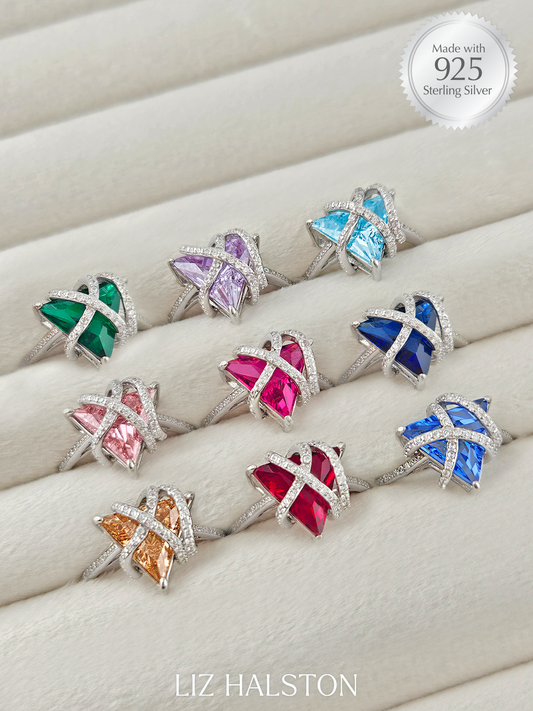 Charmed Aroma Birthstone Ring Collection 925 Sterling Silver Candle 2025 new